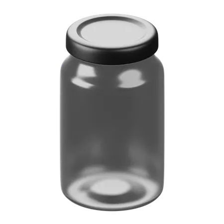 Garrafa de vidro  3D Icon