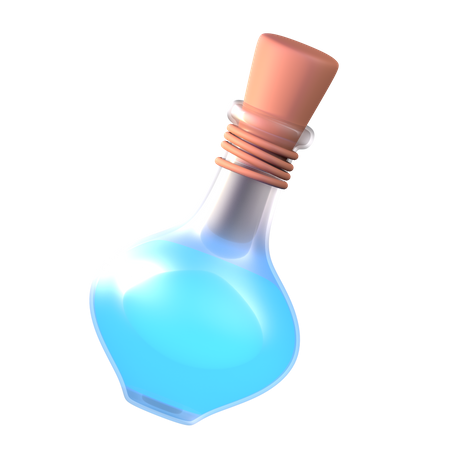 Garrafa de Poção  3D Icon