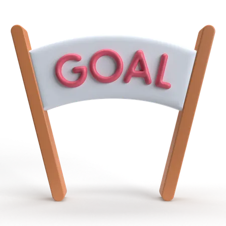 Goal  3D Icon