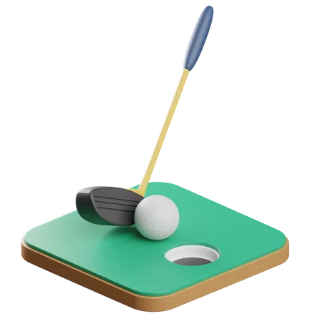 Golf  3D Icon