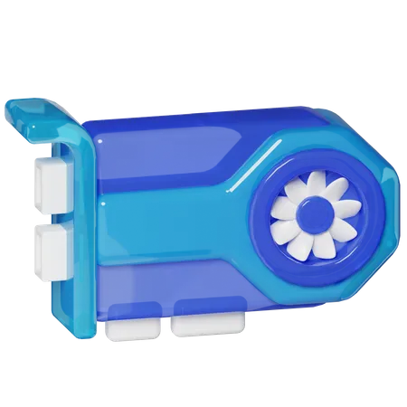 GPU  3D Icon