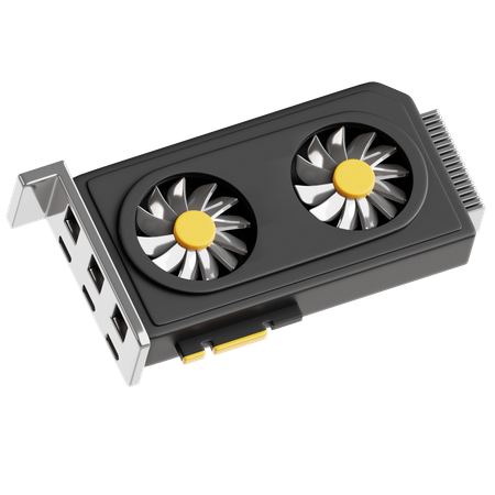 Graphic Card  3D Icon
