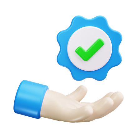 보장하다  3D Icon