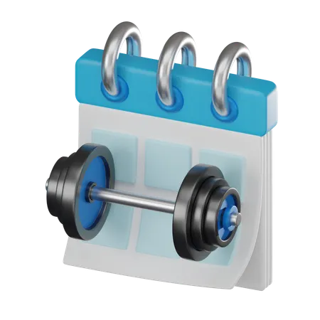 Gym Schedule  3D Icon