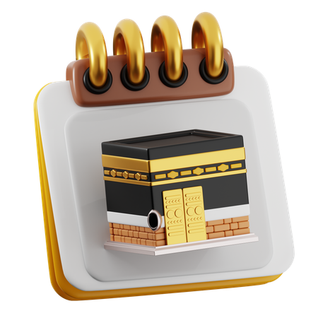 Hajj Calendar  3D Icon