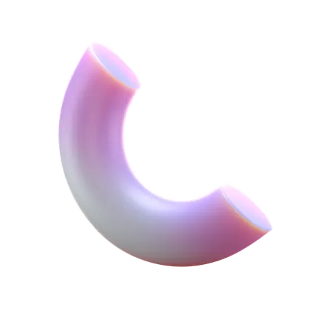 Half Torus  3D Icon