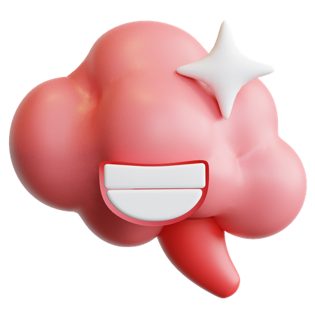 Healthy Brain  3D Illustration