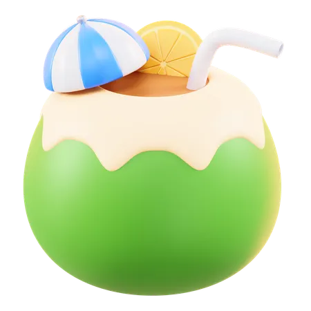 Hielo de coco  3D Icon