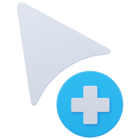 Klick hinzufügen  3D Icon