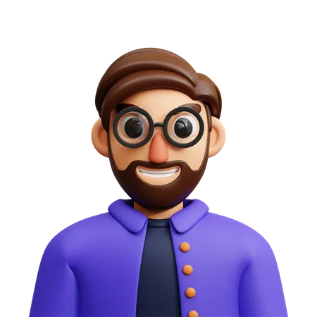 Homme  3D Icon