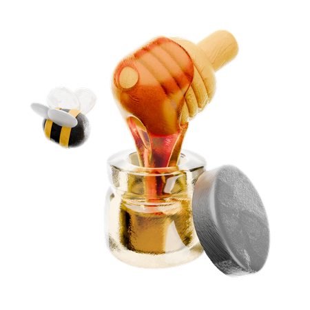 Honey Jar  3D Icon