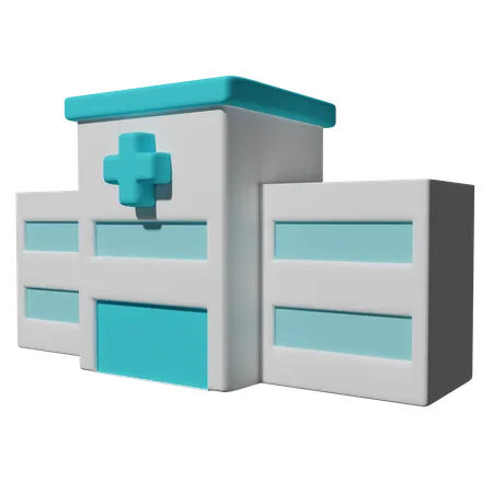 Hospital Building  3D Icon