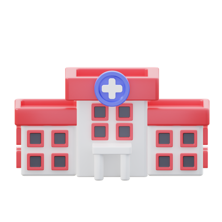 Hospital Building  3D Icon