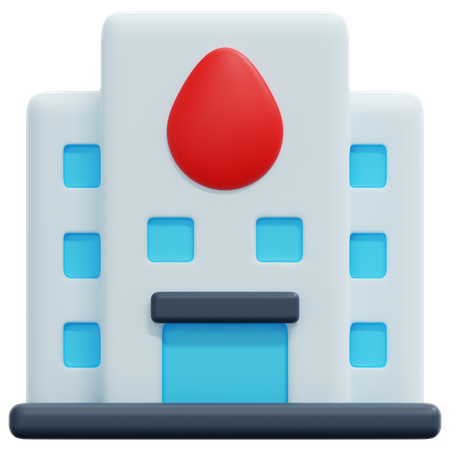 Hospital Building  3D Icon