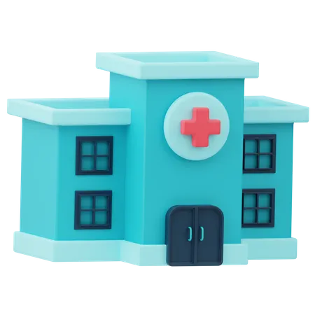 Hospital Building  3D Icon