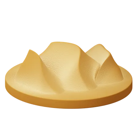 Hot Sand  3D Icon