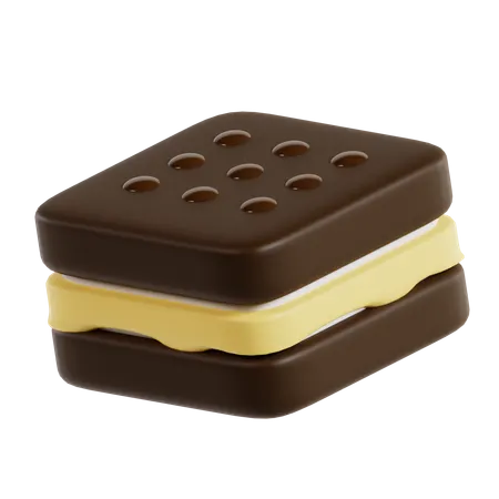 Ice Cream Sandwich  3D Icon