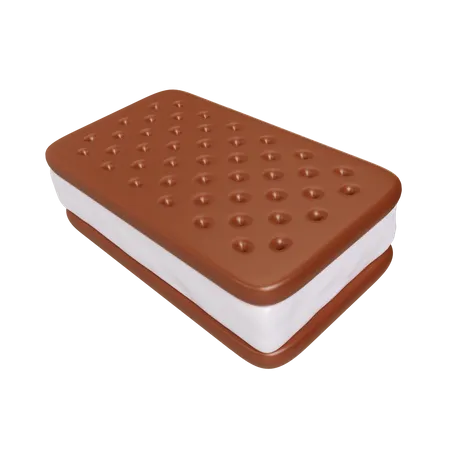 Ice Cream Sandwich  3D Icon