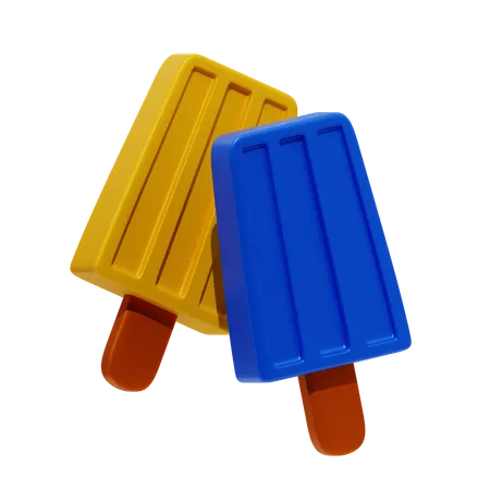 Ice Cream Stick  3D Icon