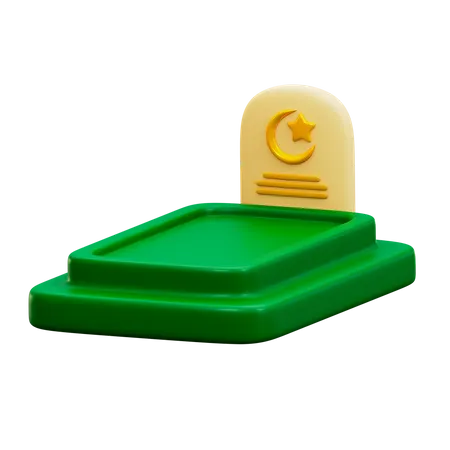 Islamic Cementary  3D Illustration