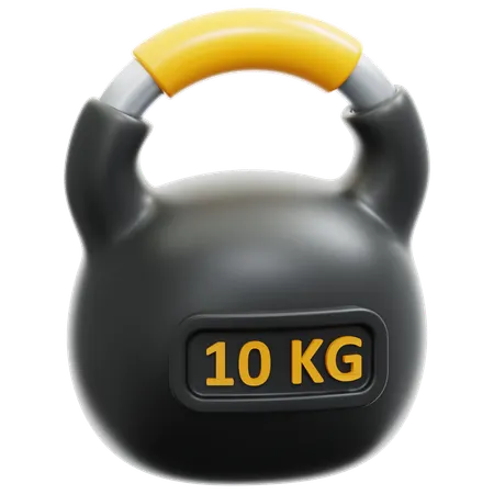 Kettle Bell 3D Icon