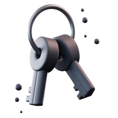 Key  3D Icon