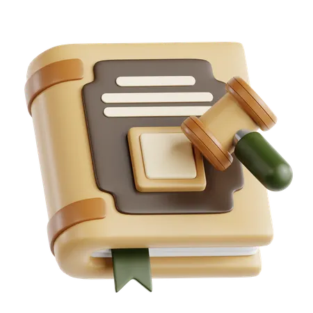 Law Book  3D Icon
