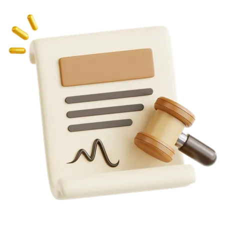 Legal Paper  3D Icon