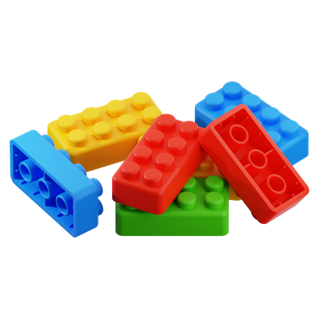 Lego Bricks  3D Icon