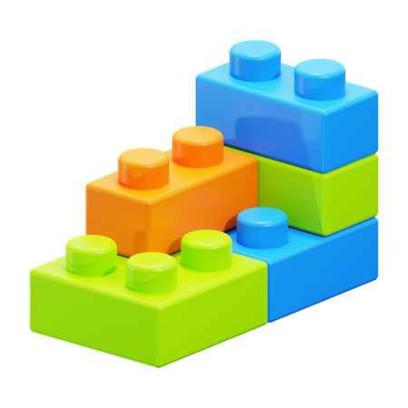Lego Bricks  3D Icon