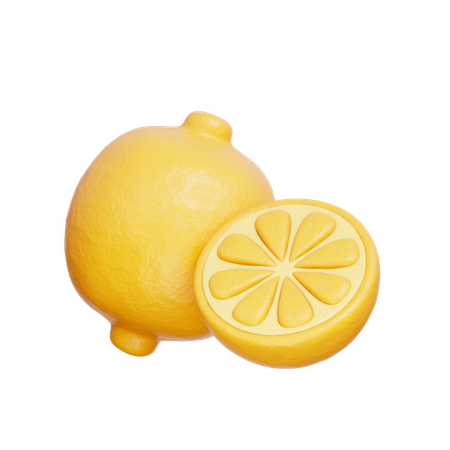 Lemon  3D Icon