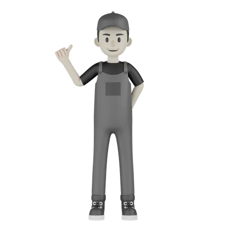 Elevação mecânica  3D Illustration