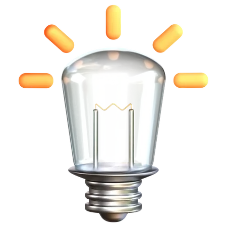 Light Bulb  3D Icon