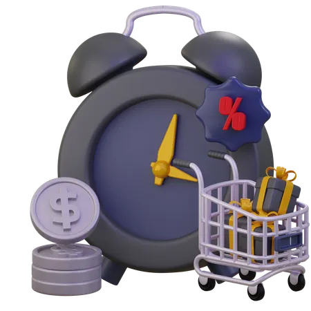 Limited Shopping Offer  3D Icon