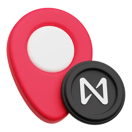 Localização próxima  3D Icon