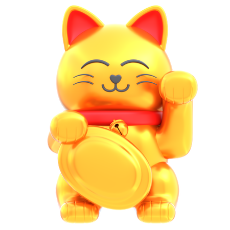 Lucky Cat  3D Icon