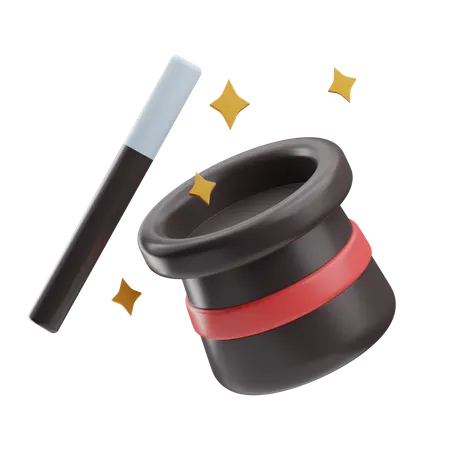 Magic Hat  3D Icon