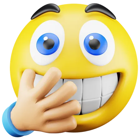 Emoji main surprise  3D Icon