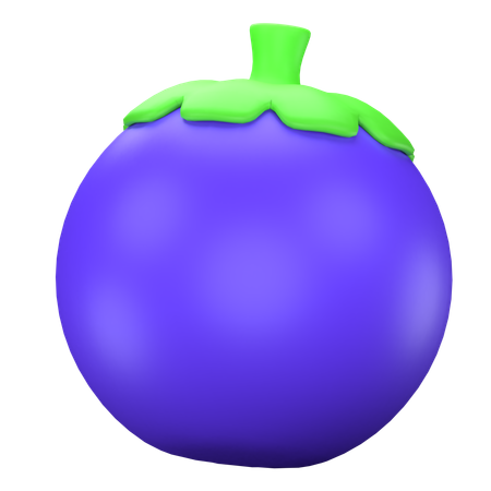 Mangosteen  3D Icon