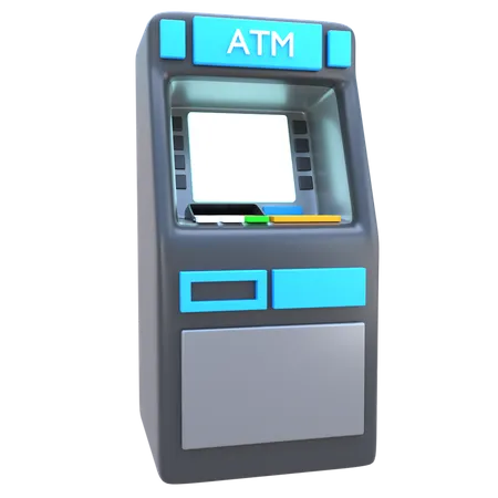 Máquina ATM  3D Illustration