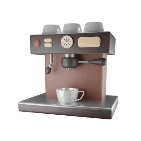 Máquina de espresso  3D Illustration