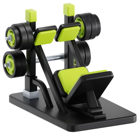 Máquina de leg press  3D Icon