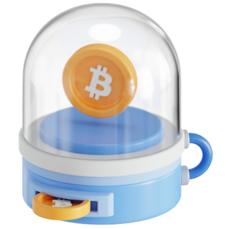 Máquina de mineração de bitcoin  3D Icon