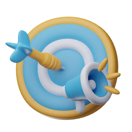 Marketing Goal  3D Icon