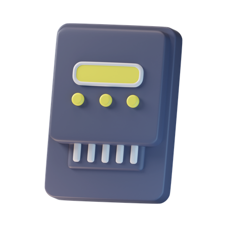 Medidor elétrico  3D Icon