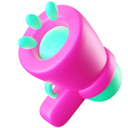 Mégaphone  3D Icon