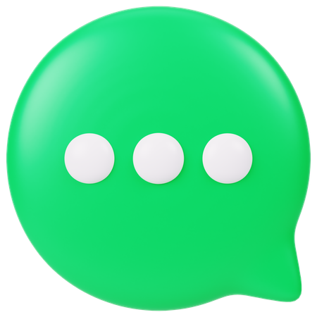 Messages App  3D Icon