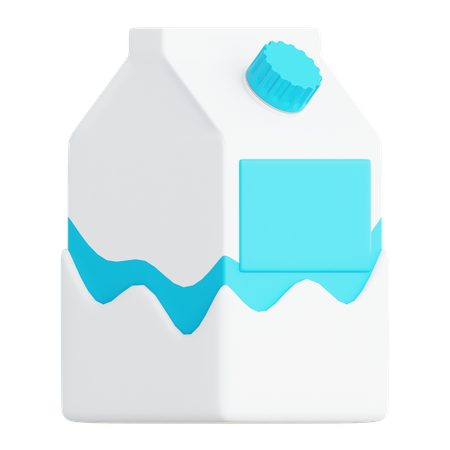 우유 팩  3D Icon