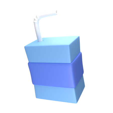 Milk Pack  3D Icon