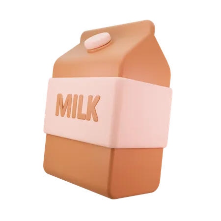 Milk Package  3D Icon